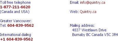 Click on virtual business card to import contact info into Outlook. Spam  prevention measures in place.